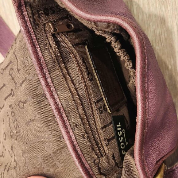 Fossil vintage leather cross body purse - Picture 3 of 6